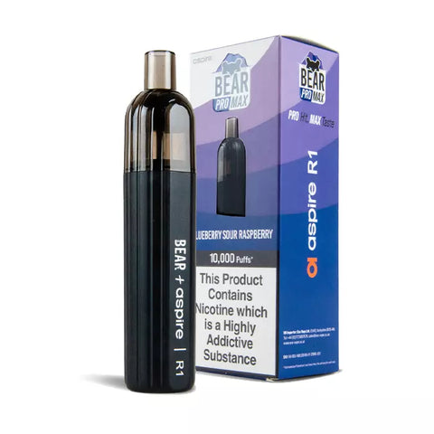 Aspire Bear Pro Max 10000 10k Puffs Disposable TPD Vape Pod Kit All flavors