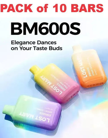 10x ELF Bar V1 V2 Elfa Pro Lost Mary BM QM600 Vape POD BARs 2ml 2% Nic Salt Ecigs