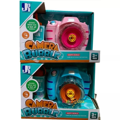 Camera Bubble maker Machine Kids Camera Shaped Indoor Outdoor Fun Party Gift TOY