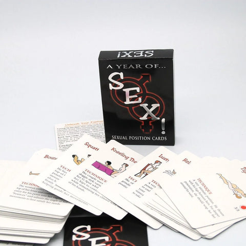 A Year of SEXx! Adult Sexxual Positioning Card Game