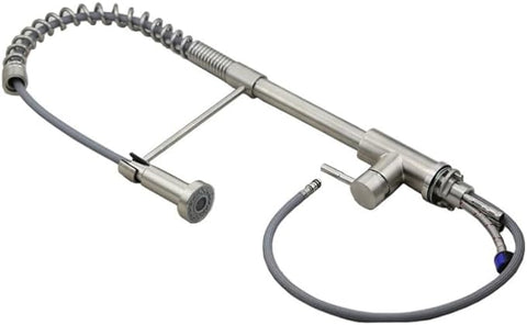 Kitchen Sink Mixer Pull Down Sprayer Single Lever Spray Faucet 360° Swivel Tap