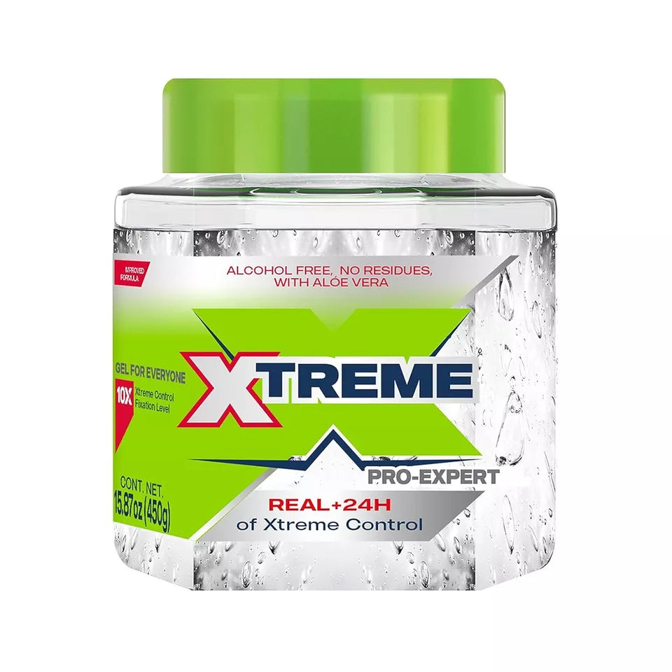 Xtreme Wet Line Pro Expert Styling Hair Gel Clear Aloe Vera Extra Hold Hair Care