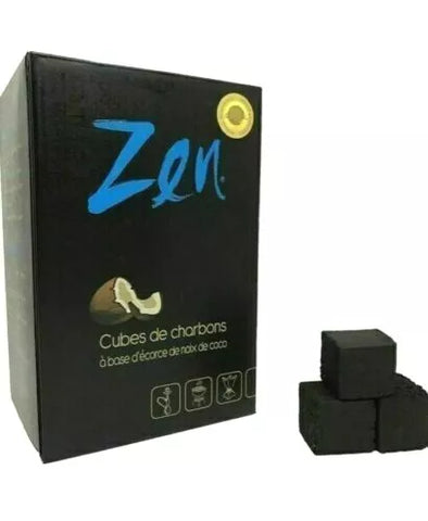 1kg Apx. ZEN Shisha Hookah Charcoal Coconut Coal Genuine Natural Premium Cubes